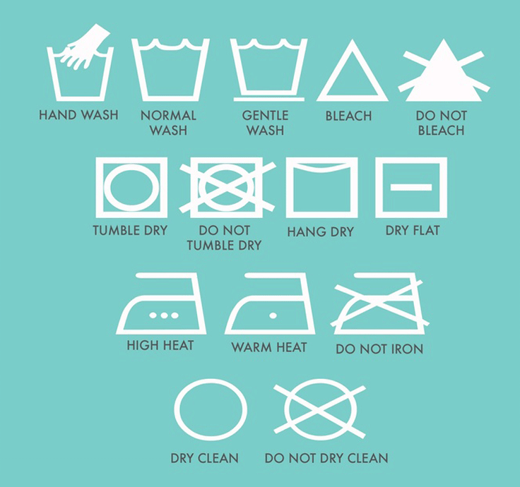 Methods of Reading the Laundry Symbols on Your Clothing Tags - Advanced ...